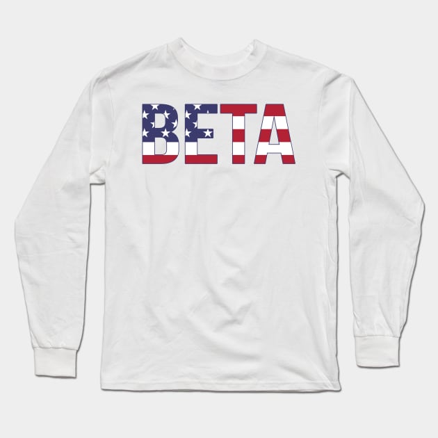 Beta American Long Sleeve T-Shirt by lolosenese